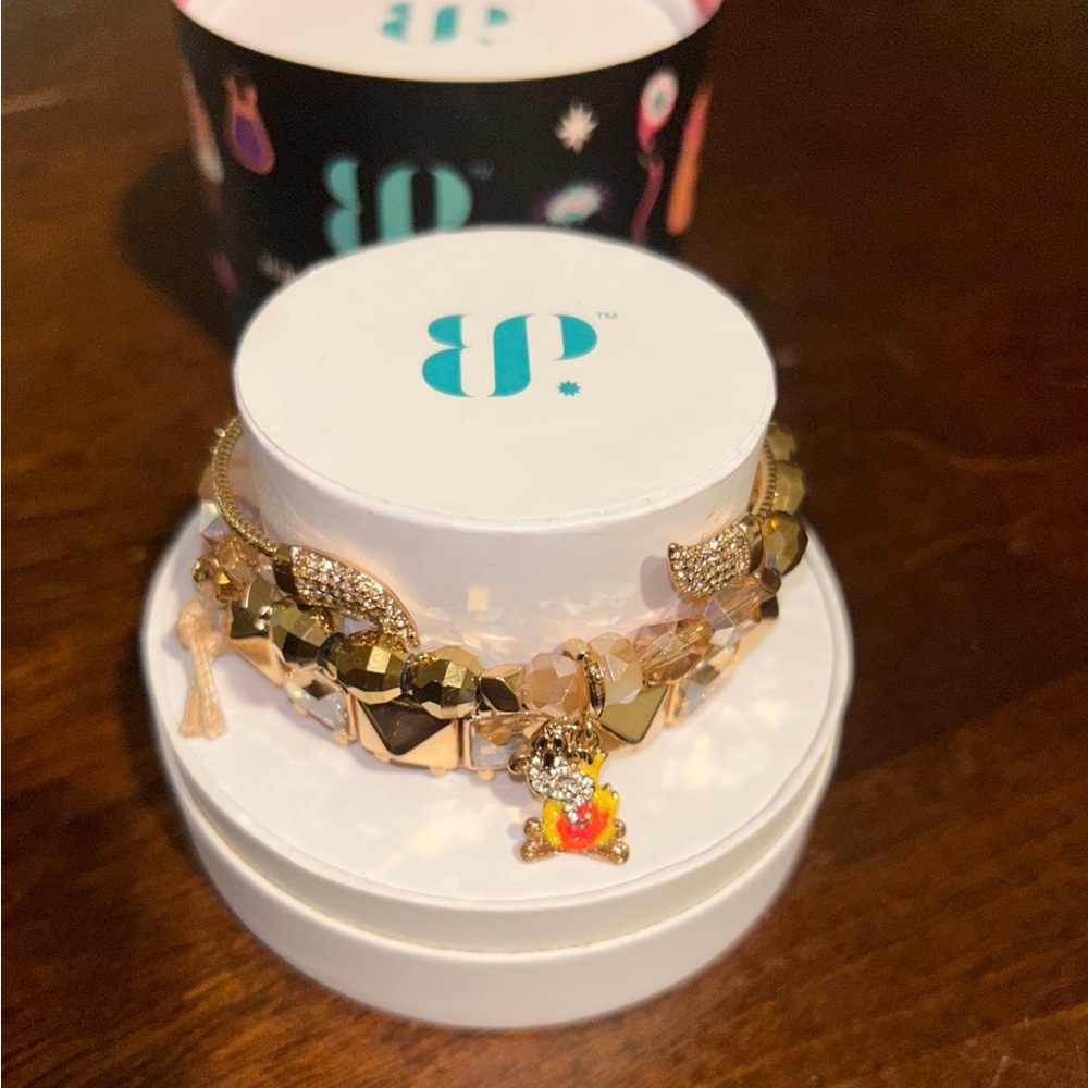 SOLD Bomb Party Halloween 2023 Bracelets Stack